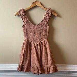 American Eagle Outfitters Textured Sleeveless Dress
